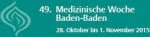 Logo 49. medizinische Woche Baden-Baden