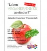 Poster Leben Veganer/innen gesünder
